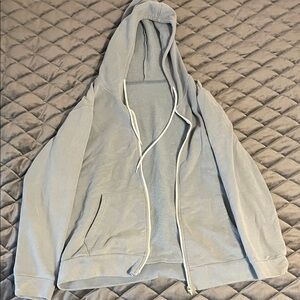 Women's Gray Hooded Jacket